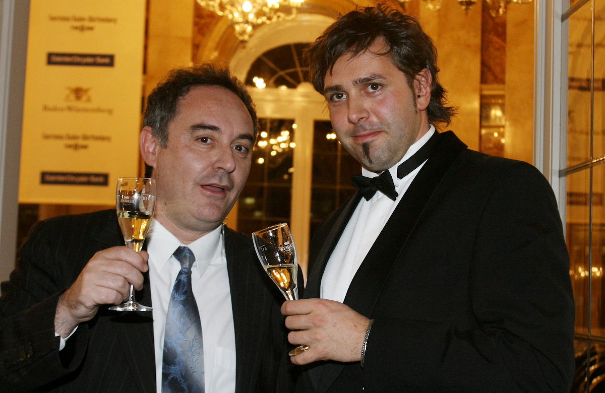 Roland Trettl und Ferran Adria im Jahr 2005