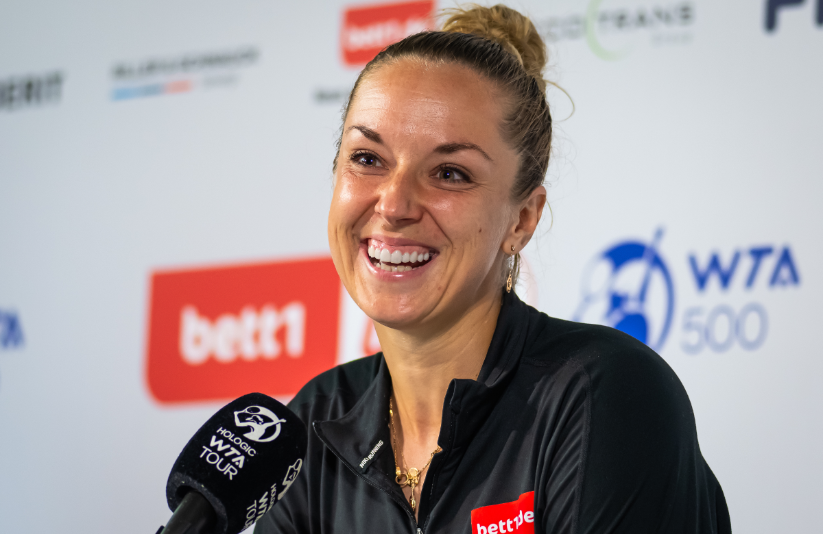 Sabine Lisicki lacht