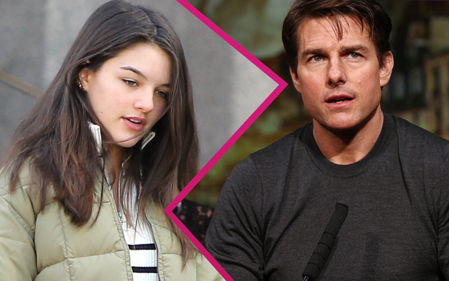 Suri und Tom Cruise ernst