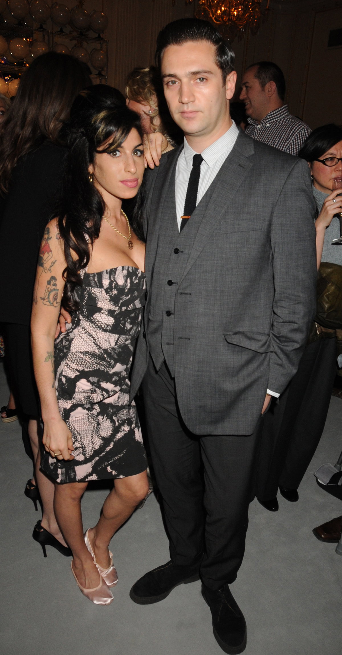 Amy Winehouse und ihr damaliger Partner Reg Traviss 2010