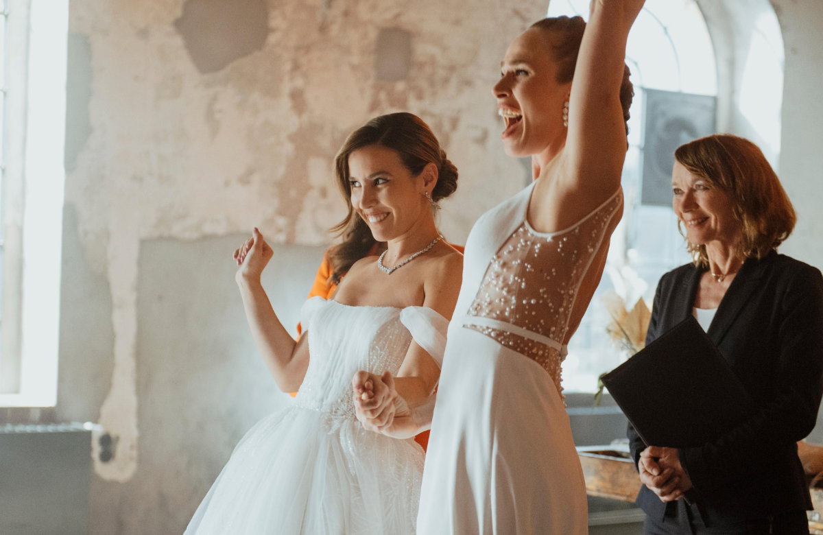 Traumhochzeit bei "Alles was zählt": Chiara und Ava heiraten