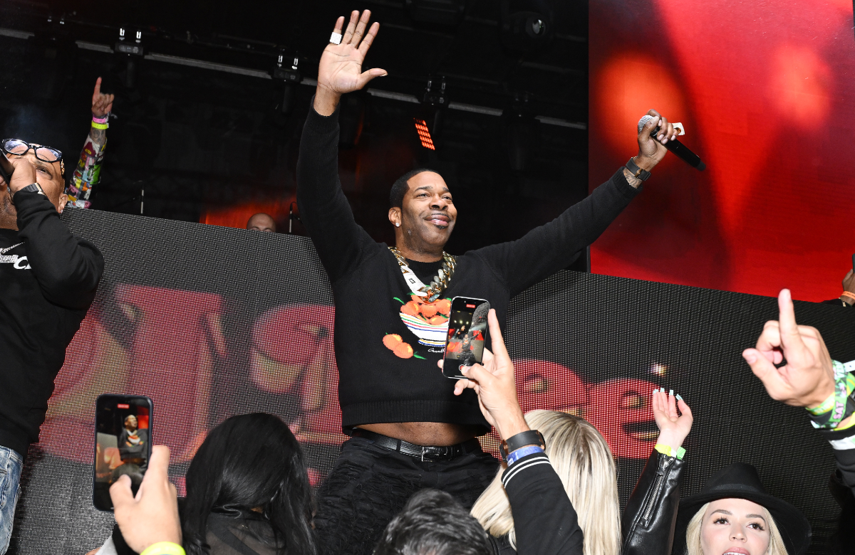 Busta Rhymes bei einem Auftritt