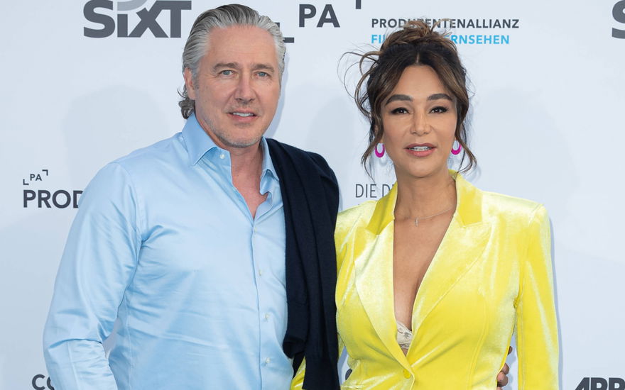 Franjo und Verona Pooth posieren für die Fotografen