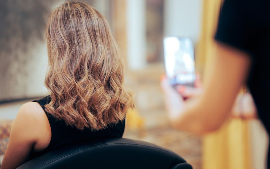 Haarmaske für Glanz Friseur