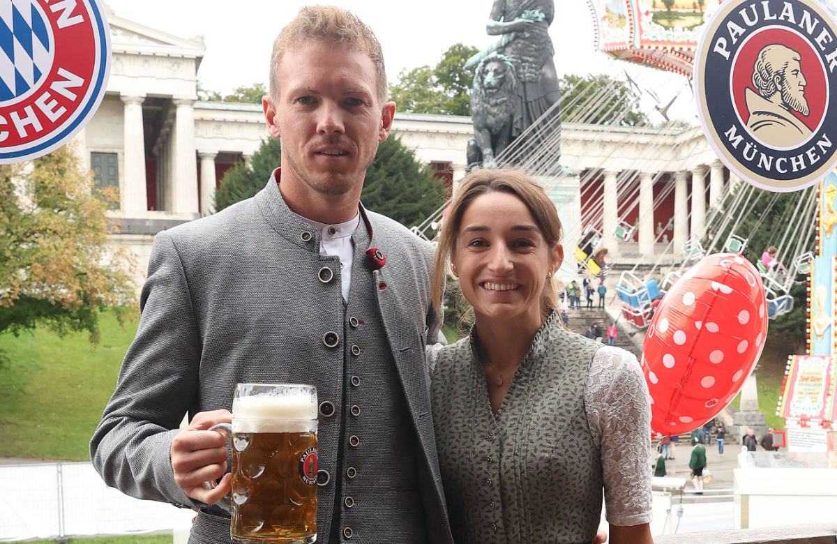 Julian Nagelsmann und Lena Wurzenberger beim Oktoberfest 2022