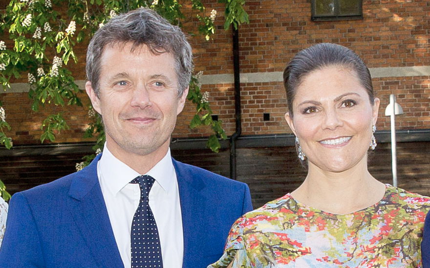 König Frederik und Prinzessin Victoria.