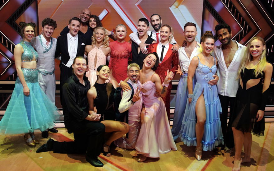 Die Top 9 Tanzpaare von "Let's Dance" 2024.