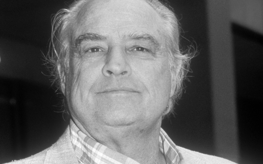 Schwarz-Weiß-Aufnahme von Marlon Brando