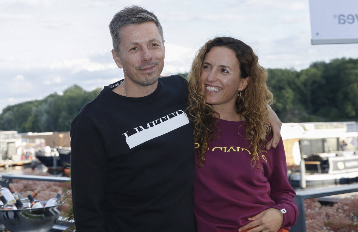 Michi Beck mit Ulrike Fleischer