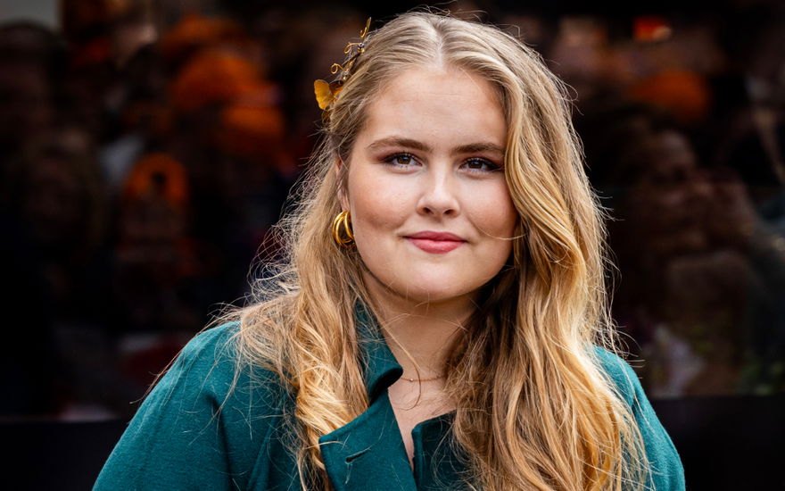 Prinzessin Amalia der Niederlande, April 2024.