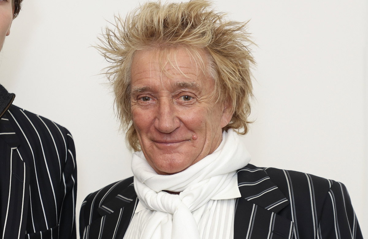Rod Stewart mit Schal