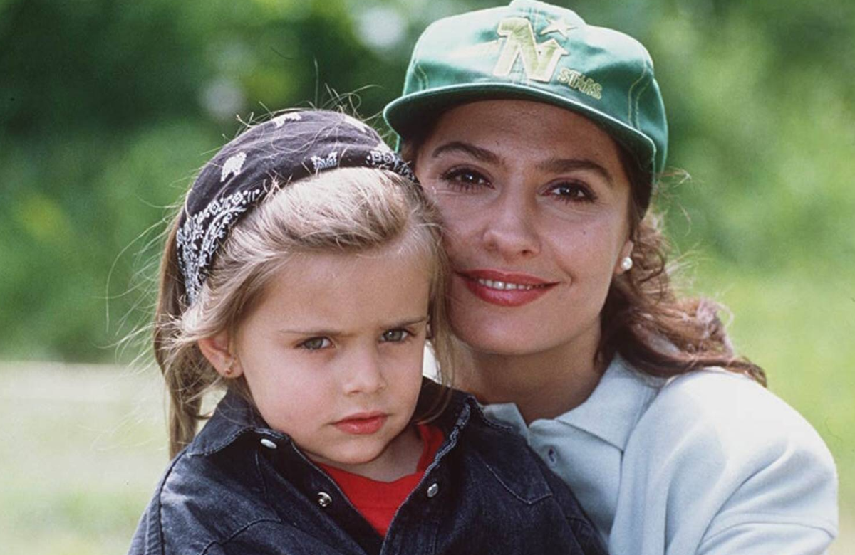 Simone Thomalla mit der jungen Sophia
