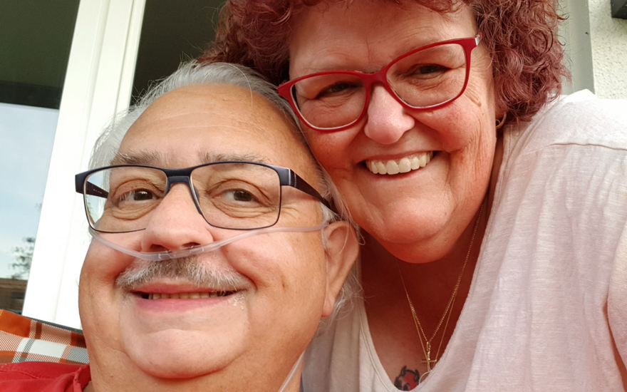 Selfie von Lutz und Stups