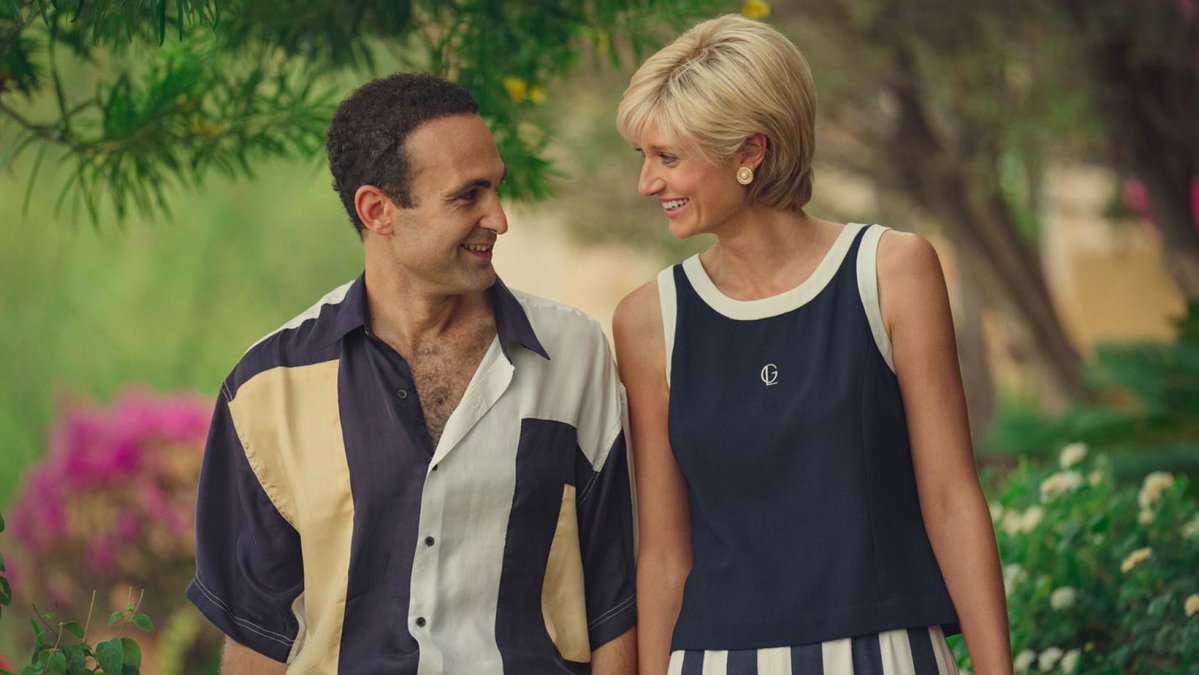 Dodi Al-Fayed und Prinzessin Diana in "The Crown"