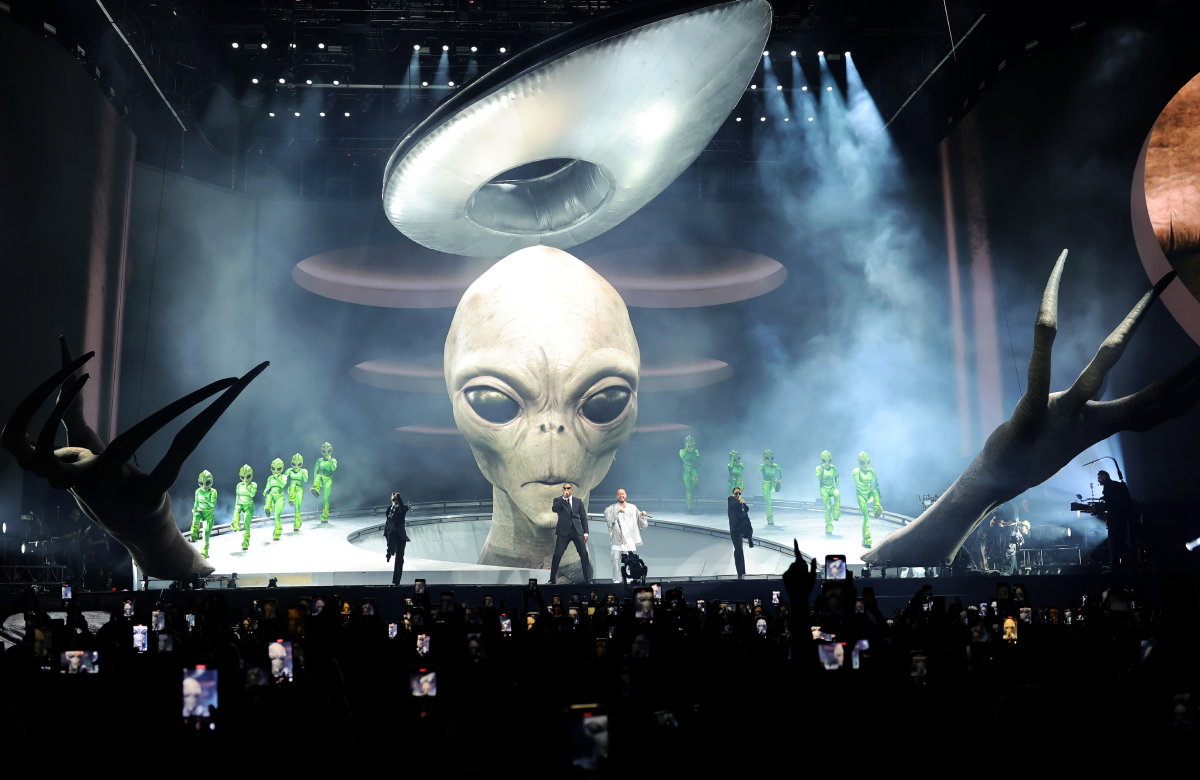 Will Smith und J. Calvin beim Coachella-Festival 2024