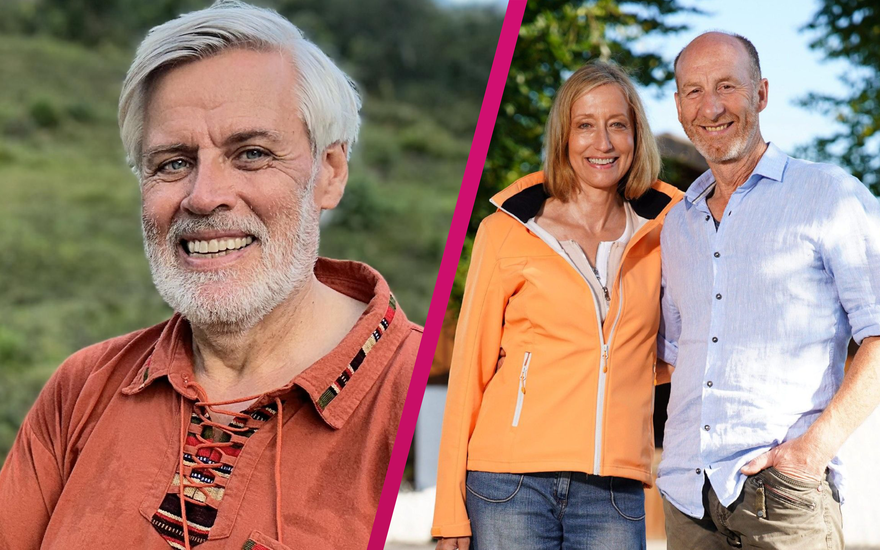 "Bauer sucht Frau"-Kandidaten Andreas sowie Hans & Elke