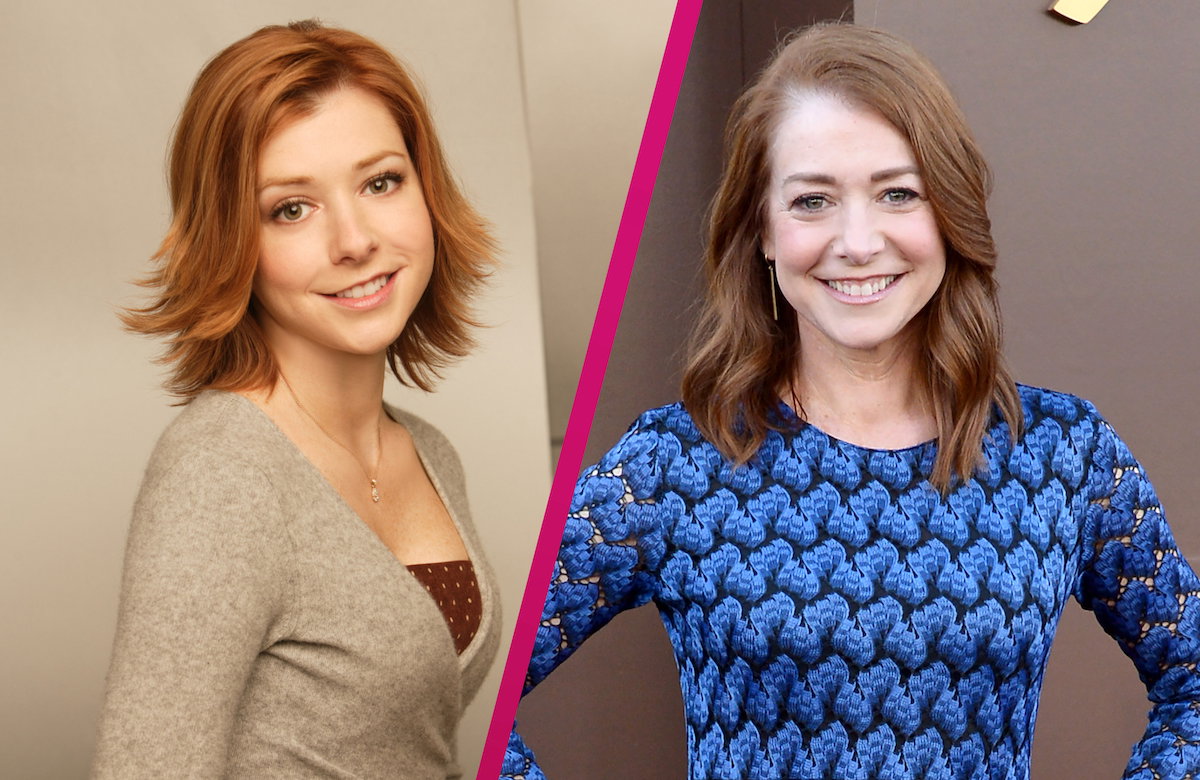 Collage Alyson Hannigan als Lily Aldrin in "HowI met your mother"