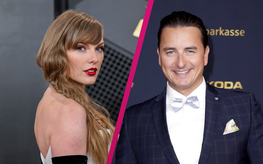 Collage Taylor Swift und Andreas Gabalier