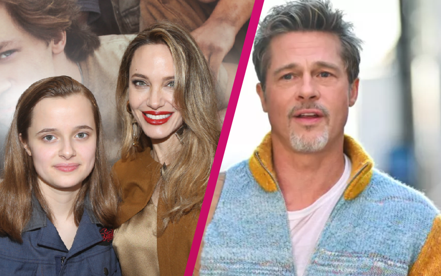 Collage Vivienne und Angelia Jolie vs Brad Pitt