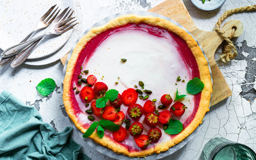 Low Carb Erdbeertorte