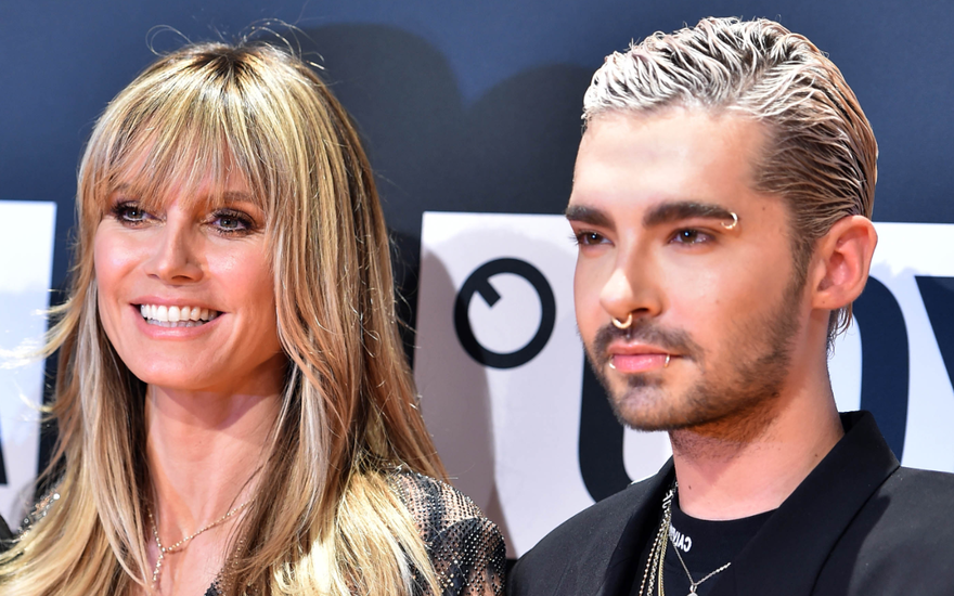Heidi Klum und Bill Kaulitz auf dem roten Teppich