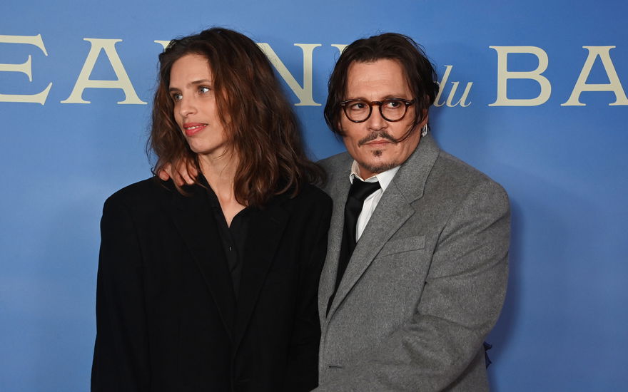 Johnny Depp und Maïwenn bei der Jeanne du Barry Filmveranstaltung, 2023