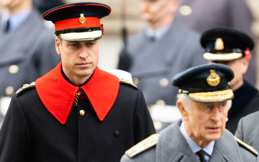 Prinz William und König Charles III.