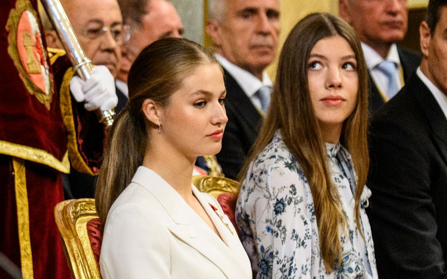 Prinzessin Leonor und Prinzessin Sofia von Spanien.