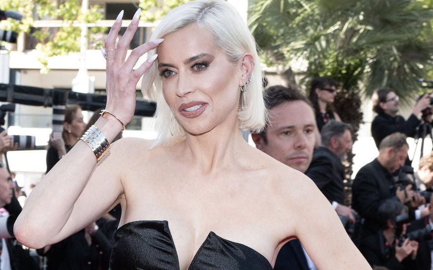 Verena Kerth auf dem Red Carpet in Cannes