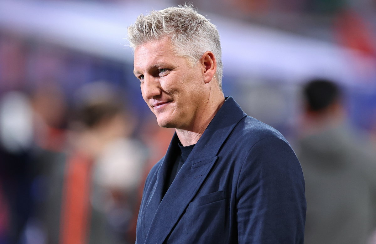 Bastian Schweinsteiger guckt nach unten
