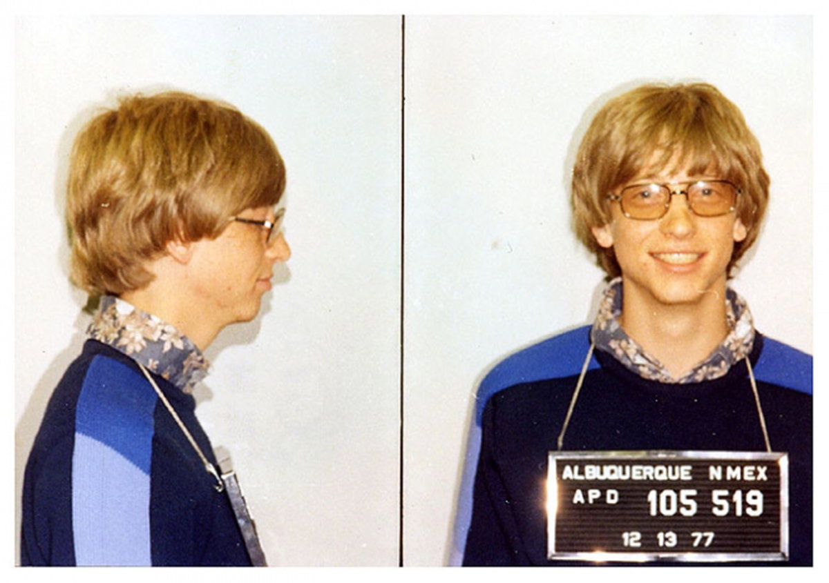 Bill Gates, Mugshot