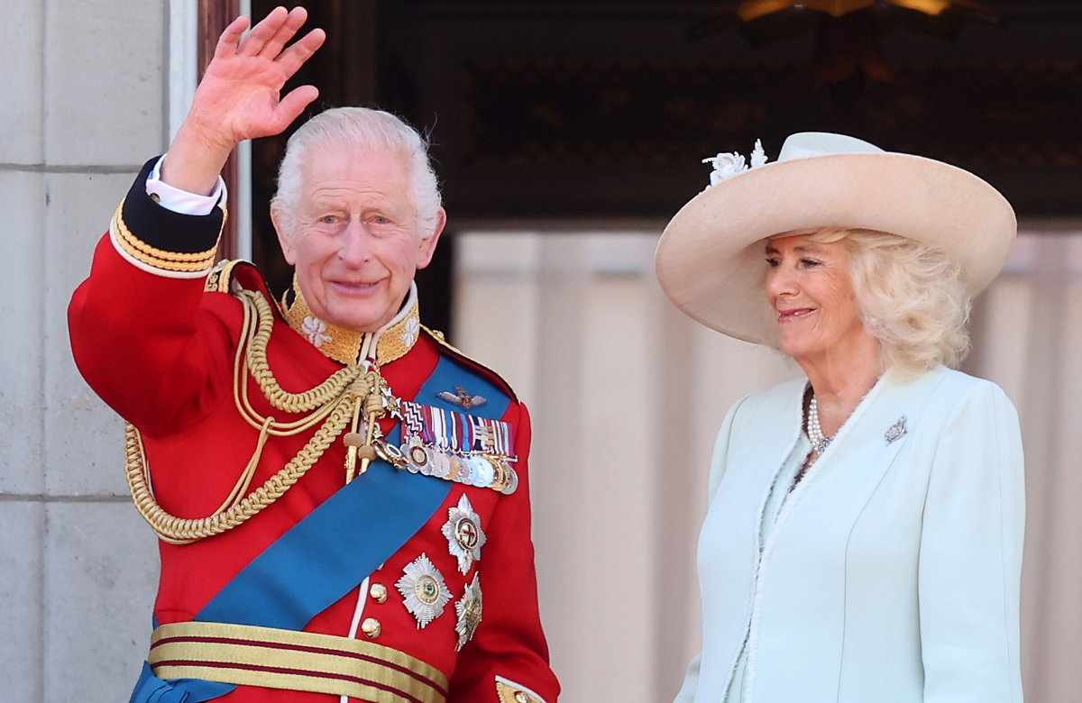 Charles und Camilla glücklich