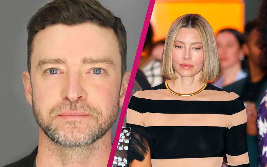 Collage Justin Timberlake und Jessica Biel