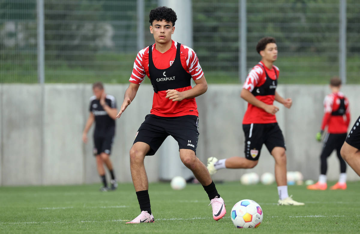 Gabriel Bruno Zarrella beim Fußballspielen