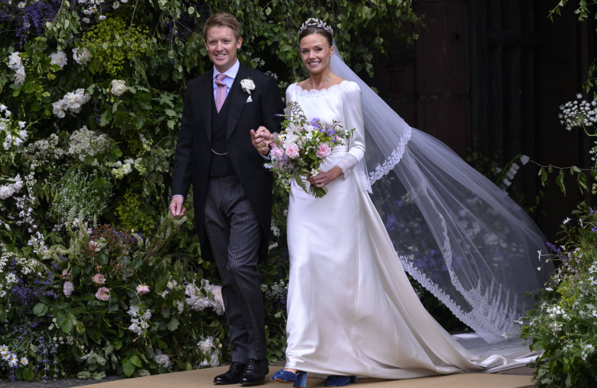 Hugh Grosvenor Olivia Henson bei ihrer Hochzeit am 7. Juni 2024