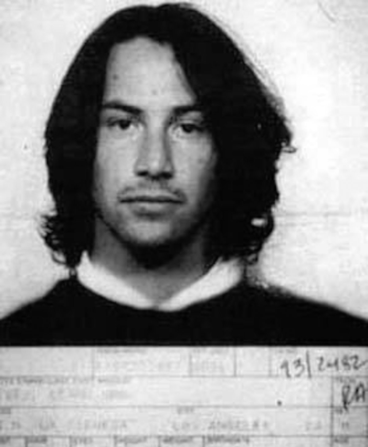 Keanu Reeves, Mugshot