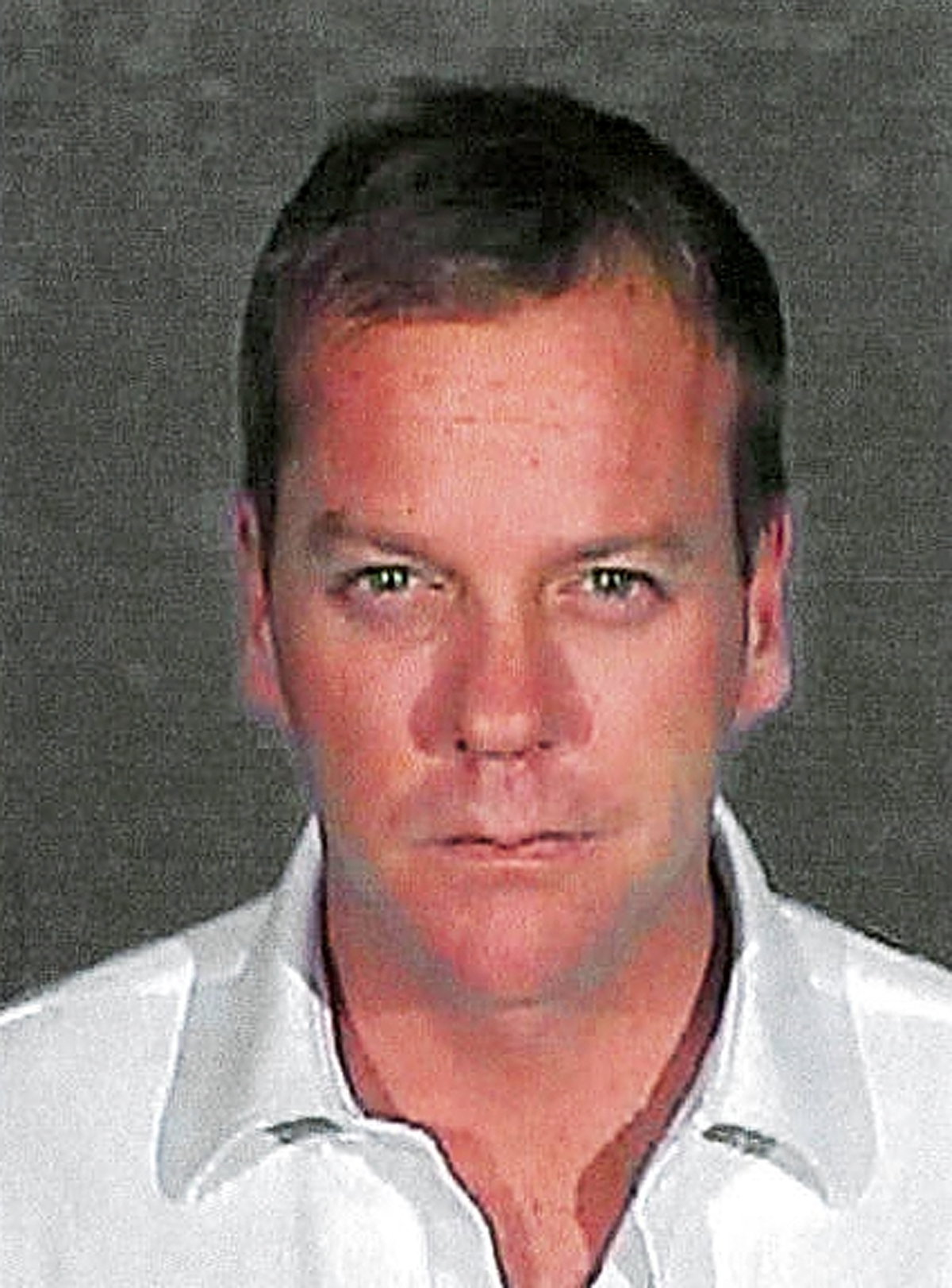 Kiefer Sutherland, Mugshot