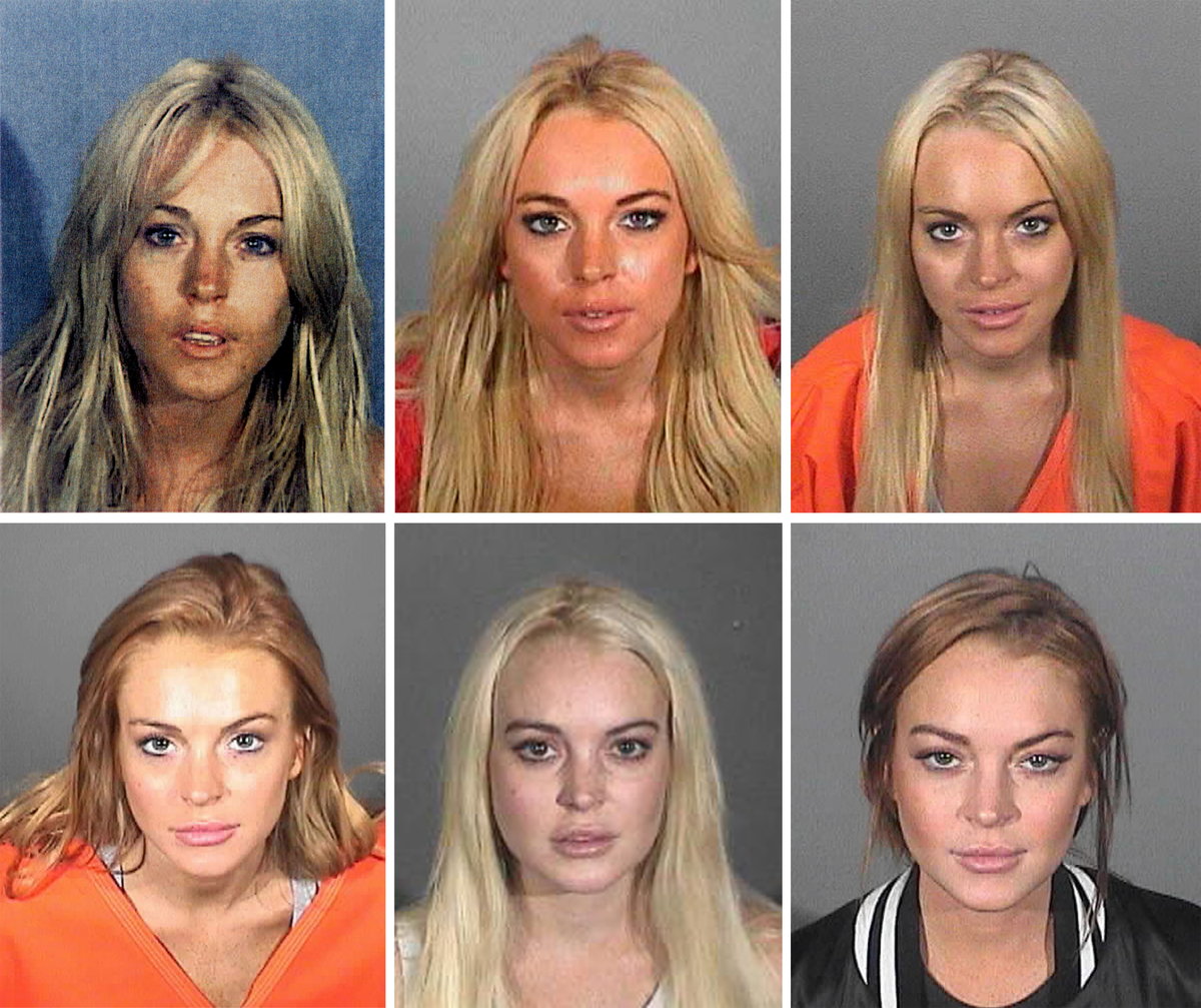Lindsay Lohan, Mugshot