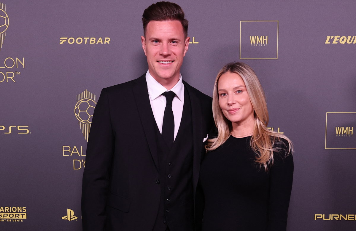 Marc-Andre ter Stegen mit seiner Ehefrau