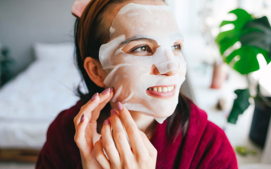 Tuchmaske mit Retinol
