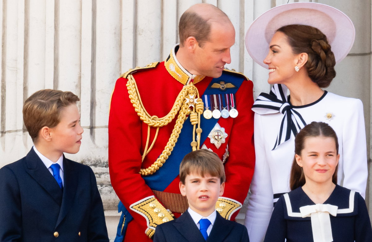 William und Kate strahlen sich an
