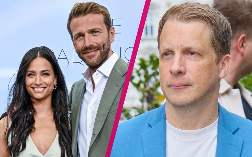 Amira Pocher & Christian Düren glücklich, für Oliver Pocher ernst