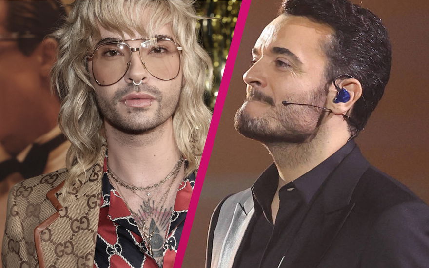 Collage Bill Kaulitz und Giovanni Zarrella
