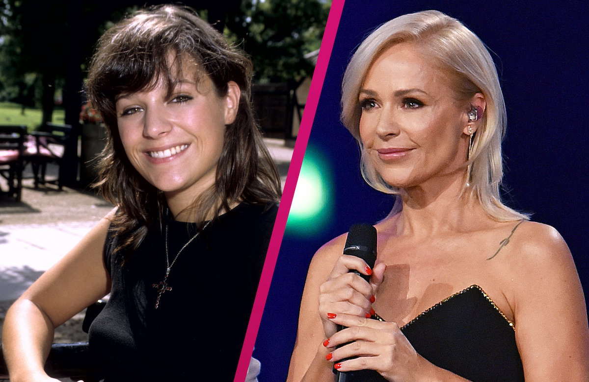 Collage Michelle früher heute