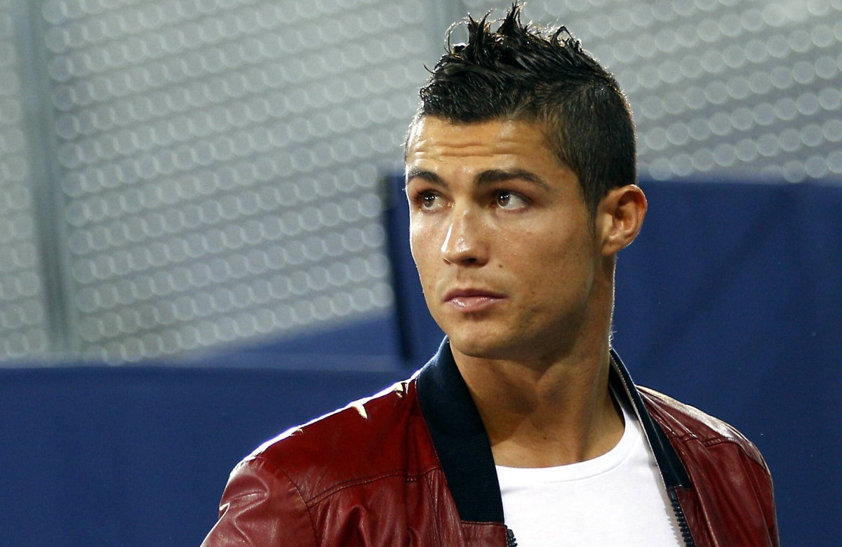 Cristiano Ronaldo mit gestylten Haaren, 2010