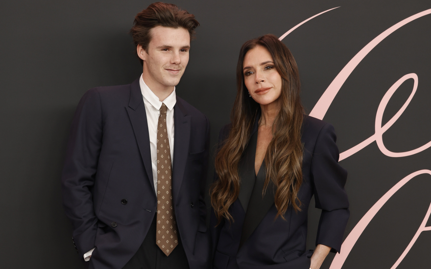 Cruz Beckham und Victoria Beckham