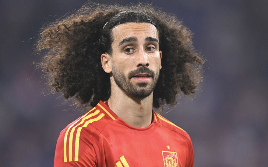 Marc Cucurella guckt angestrengt