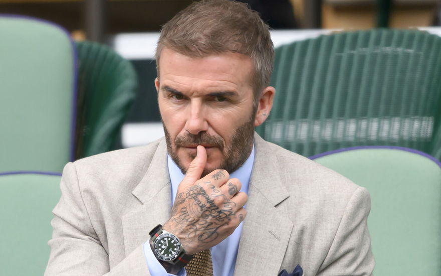 David Beckham ernst, Wimbledon