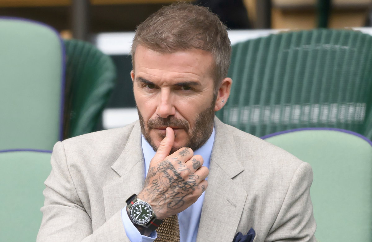David Beckham ernst, Wimbledon