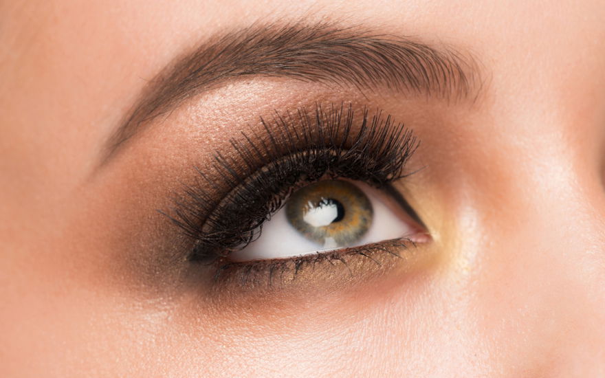 Frau Wimpern Mascar
